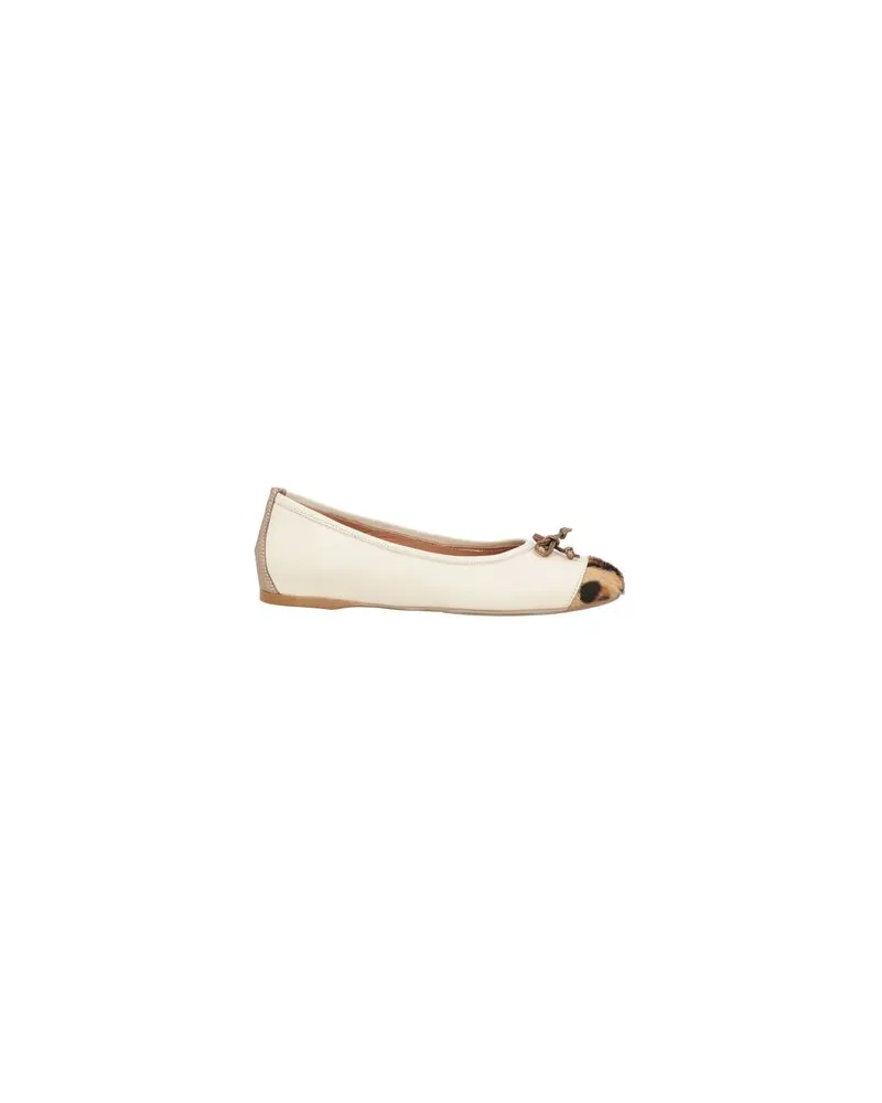 Divine Follie SCHUHE - Ballerinasauf YOOX.COM Cremeweiß