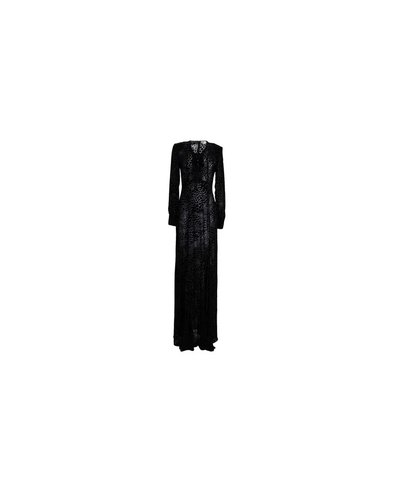 Elisabetta Franchi KLEIDER - Maxi-Kleiderauf YOOX.COM Schwarz
