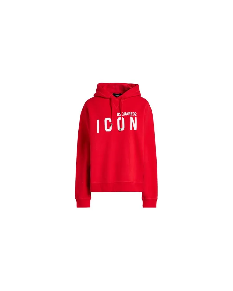 Dsquared2 ICON - TOPS - Sweatshirtsauf YOOX.COM Ziegelrot