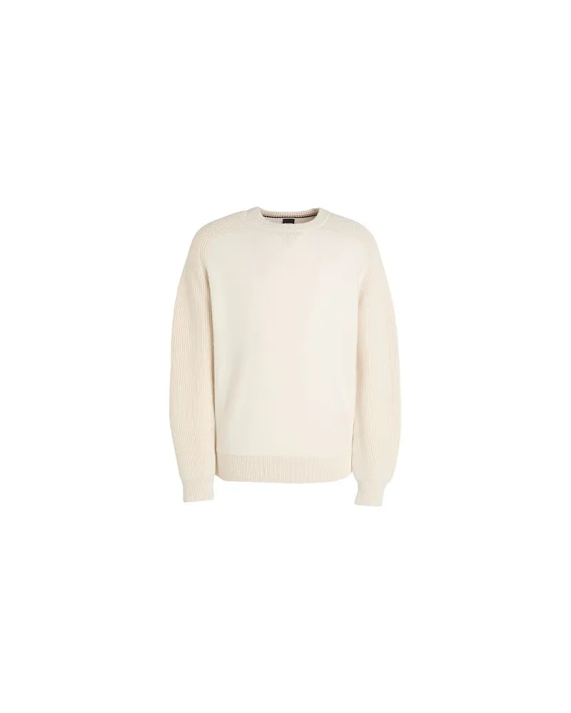 HUGO BOSS STRICKWAREN - Pulloverauf YOOX.COM Elfenbein