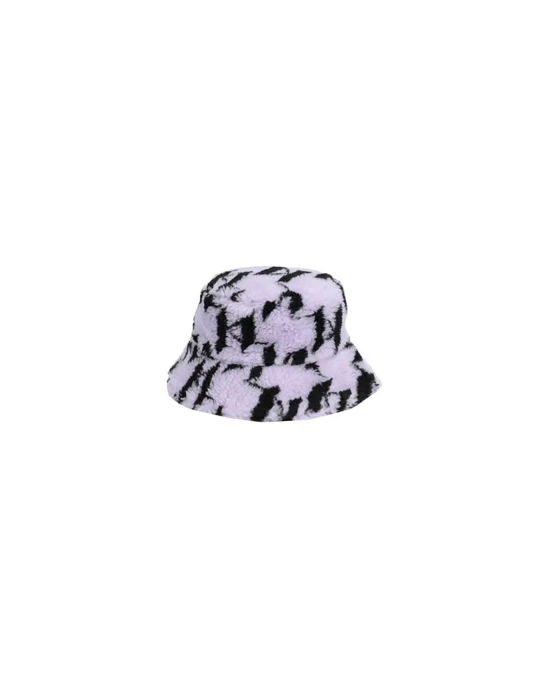 Karl Lagerfeld K/MONOGRAM SHEARL BUCKET HAT  - ACCESSOIRES - Mützen & Hüteauf YOOX.COM Lila