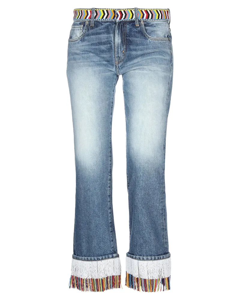 Alanui Jeanshose Blau