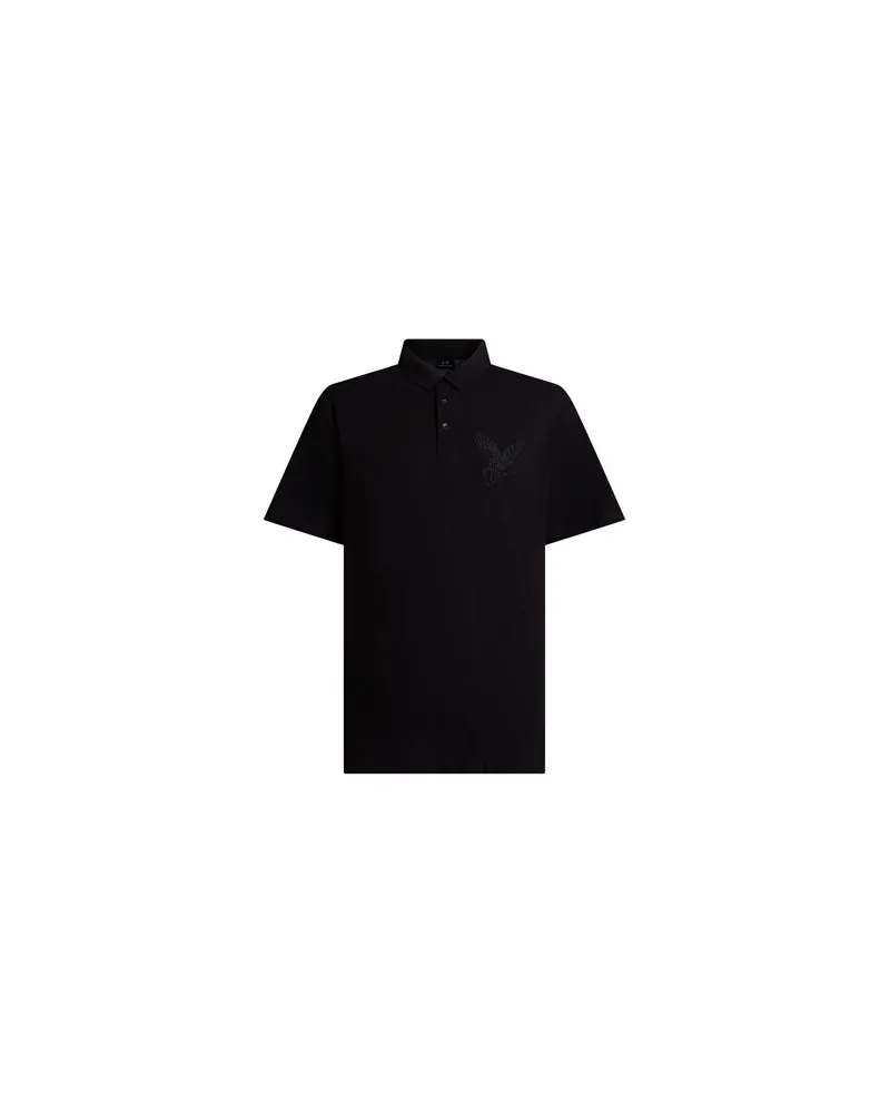 Armani Exchange TOPS - Poloshirtsauf YOOX.COM Schwarz