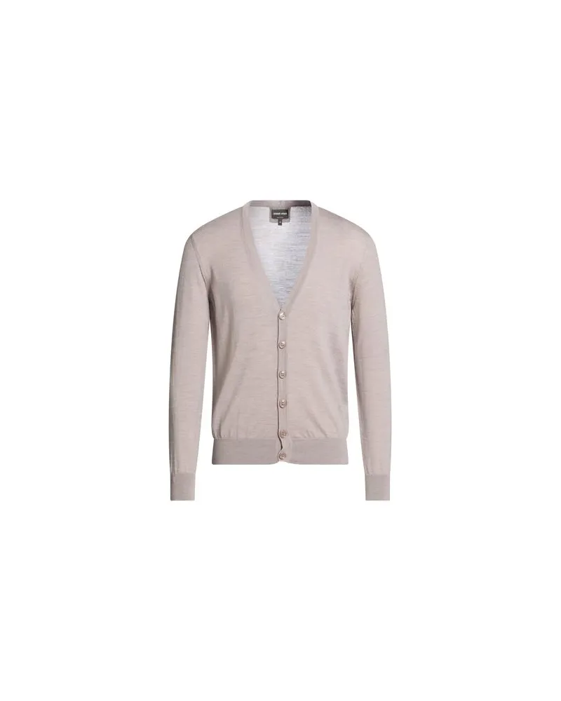 Giorgio Armani STRICKWAREN - Strickjackenauf YOOX.COM Maulwurfsgrau