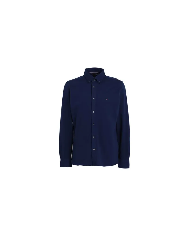 Tommy Hilfiger TOPS - Hemdenauf YOOX.COM Marineblau
