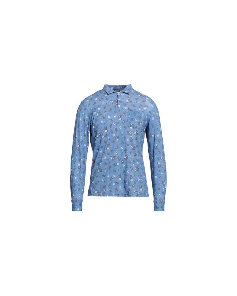 ROSSOPURO TOPS - Poloshirtsauf YOOX.COM Azurblau