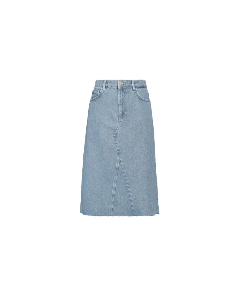 Ganni HOSEN & RÖCKE - Jeansröckeauf YOOX.COM Blau