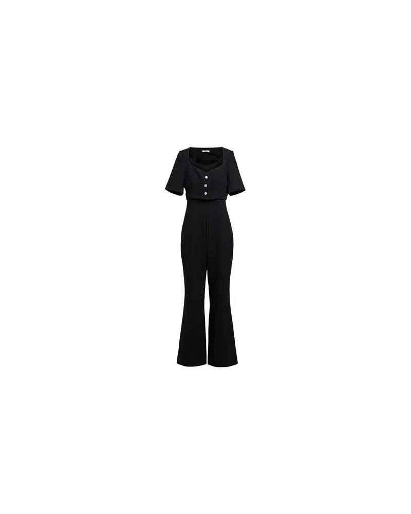 Sandro OVERALLS - Jumpsuitsauf YOOX.COM Schwarz
