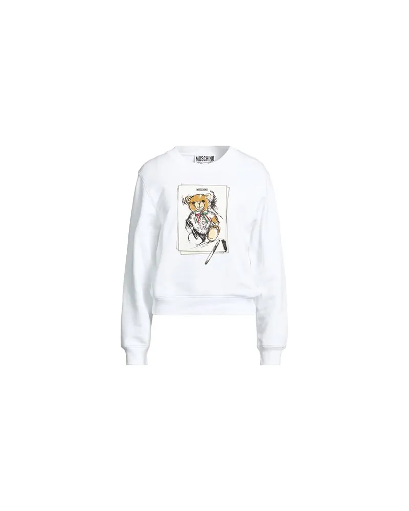 Moschino TOPS - Sweatshirtsauf YOOX.COM Weiß
