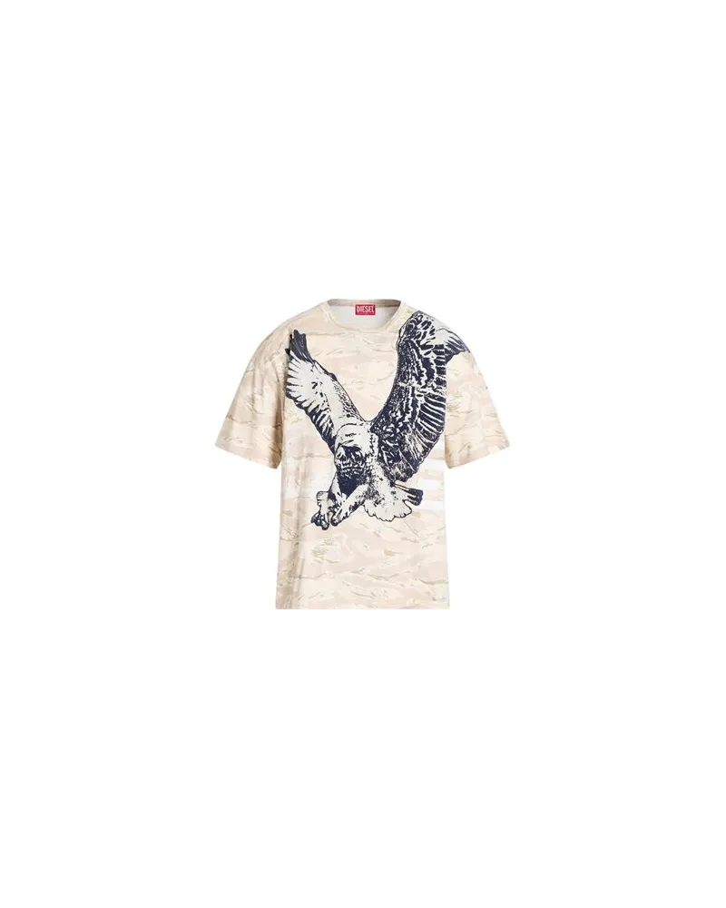 Diesel TOPS - T-shirtsauf YOOX.COM Cremeweiß