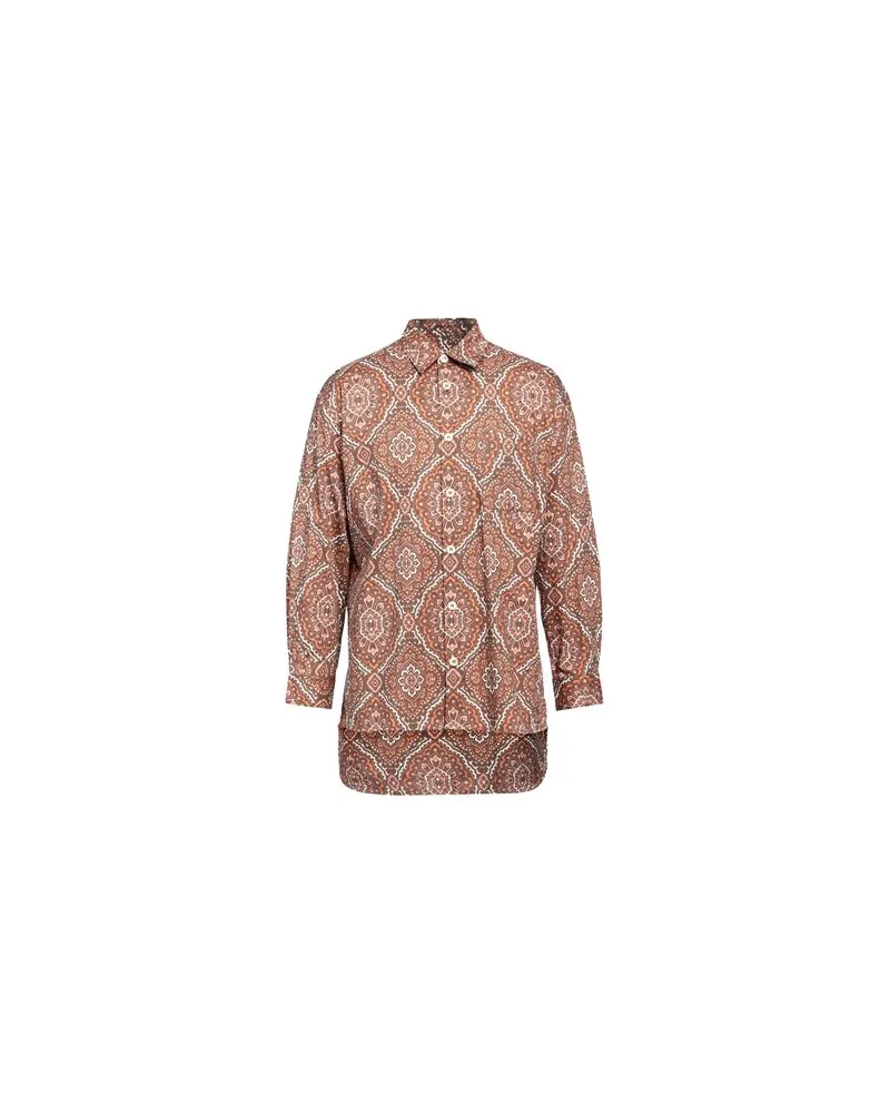 A.P.C. TOPS - Hemdenauf YOOX.COM Braun