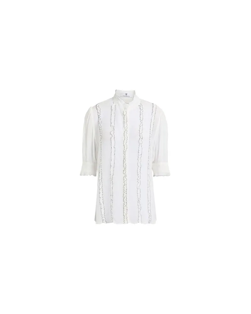 Fracomina TOPS - Hemdenauf YOOX.COM Weiß