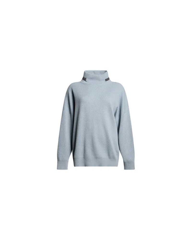 Brunello Cucinelli STRICKWAREN - Rollkragenpulloverauf YOOX.COM Taubenblau