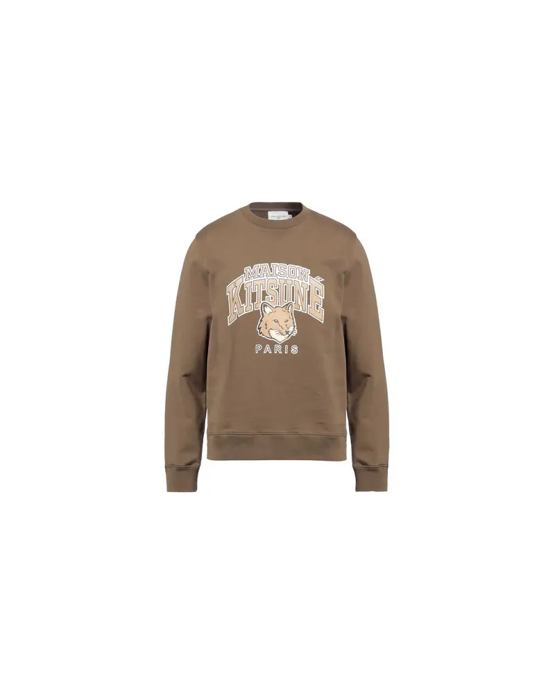 Kitsuné TOPS - Sweatshirtsauf YOOX.COM Khaki