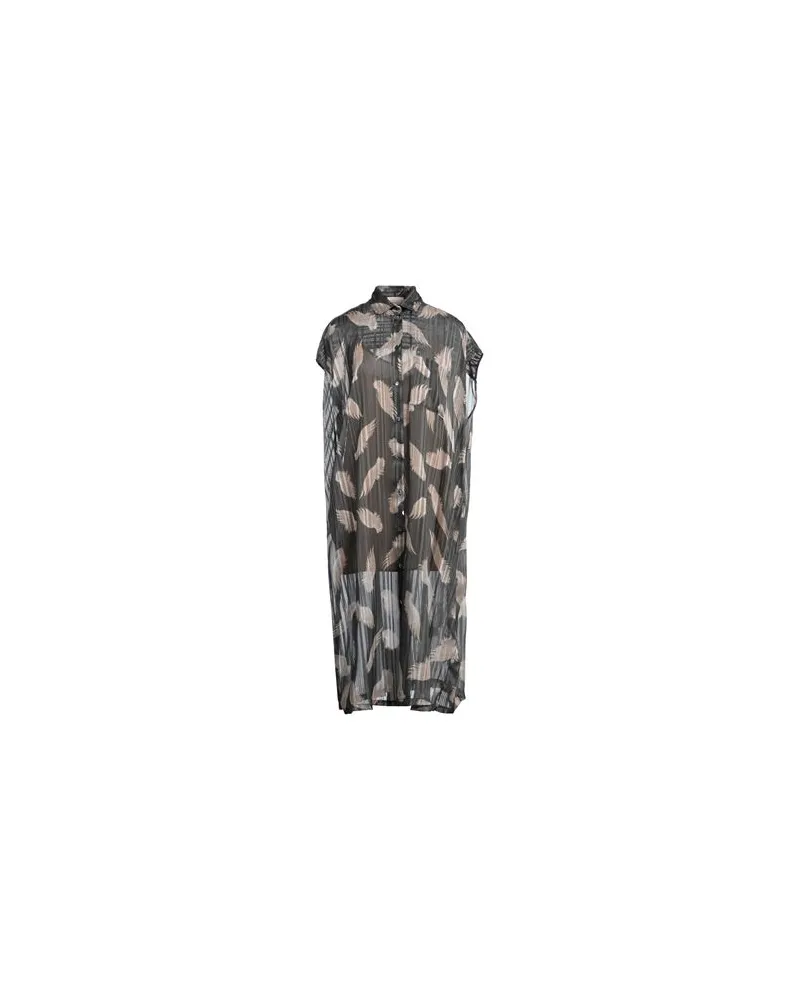 Semicouture KLEIDER - Midi-Kleiderauf YOOX.COM Militärgrün