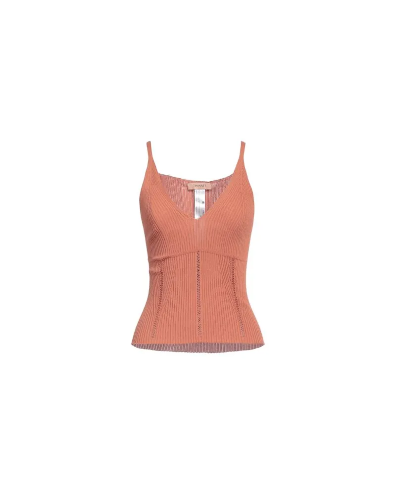 Twin-Set TOPS - Tank Topsauf YOOX.COM Lederfarben