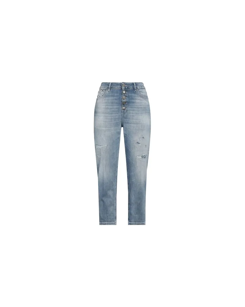 Dondup HOSEN & RÖCKE - Jeanshosenauf YOOX.COM Blau
