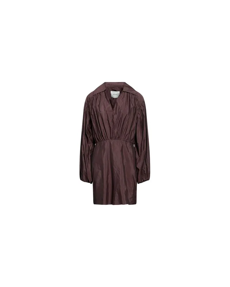 Róhe KLEIDER - Mini-Kleiderauf YOOX.COM Dunkelbraun