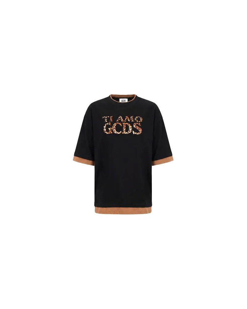 GCDS TOPS - T-shirtsauf YOOX.COM Schwarz