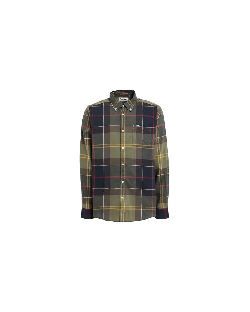 Barbour GLENDALE TAI  - TOPS - Hemdenauf YOOX.COM Militärgrün