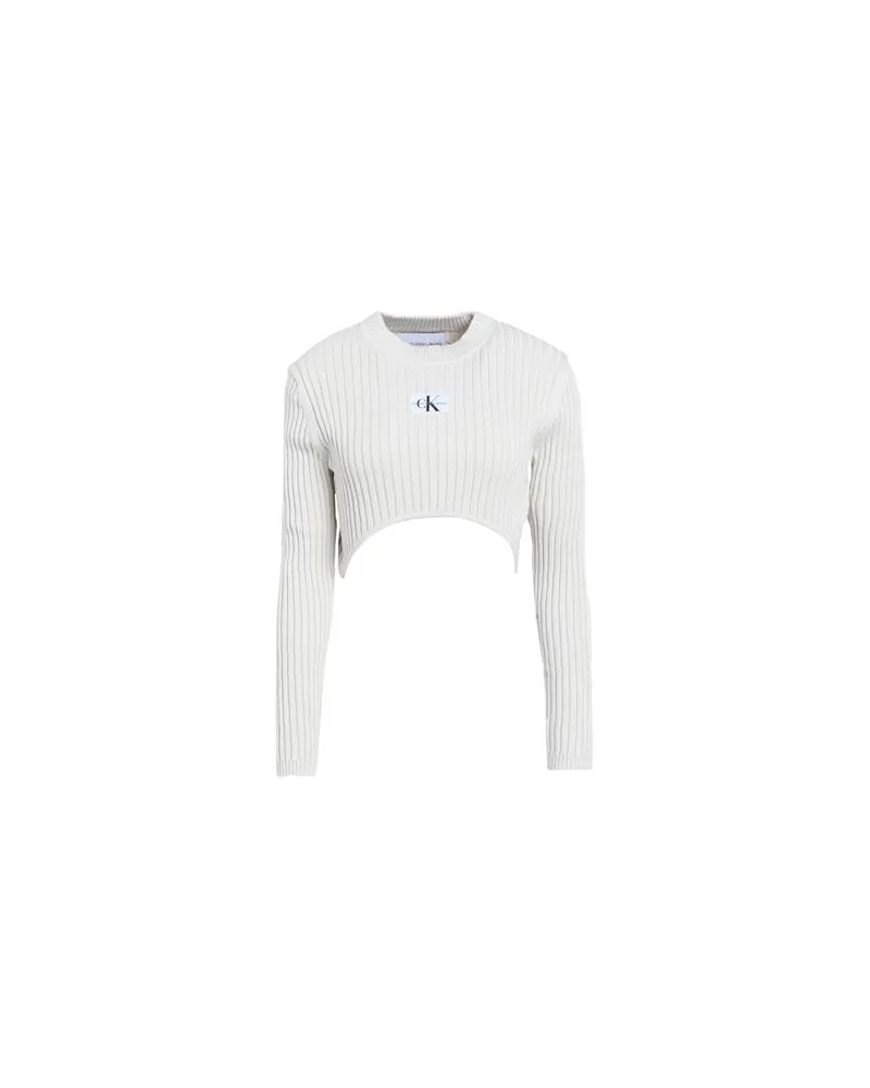 Calvin Klein STRICKWAREN - Pulloverauf YOOX.COM Elfenbein