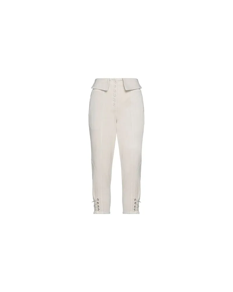 Soallure HOSEN & RÖCKE - Jeanshosenauf YOOX.COM Elfenbein