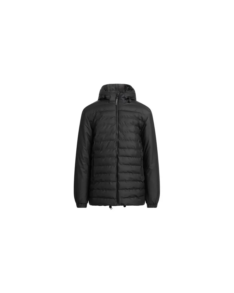 RAINS JACKEN & MÄNTEL - Pufferjacken & Daunenjackenauf YOOX.COM Schwarz