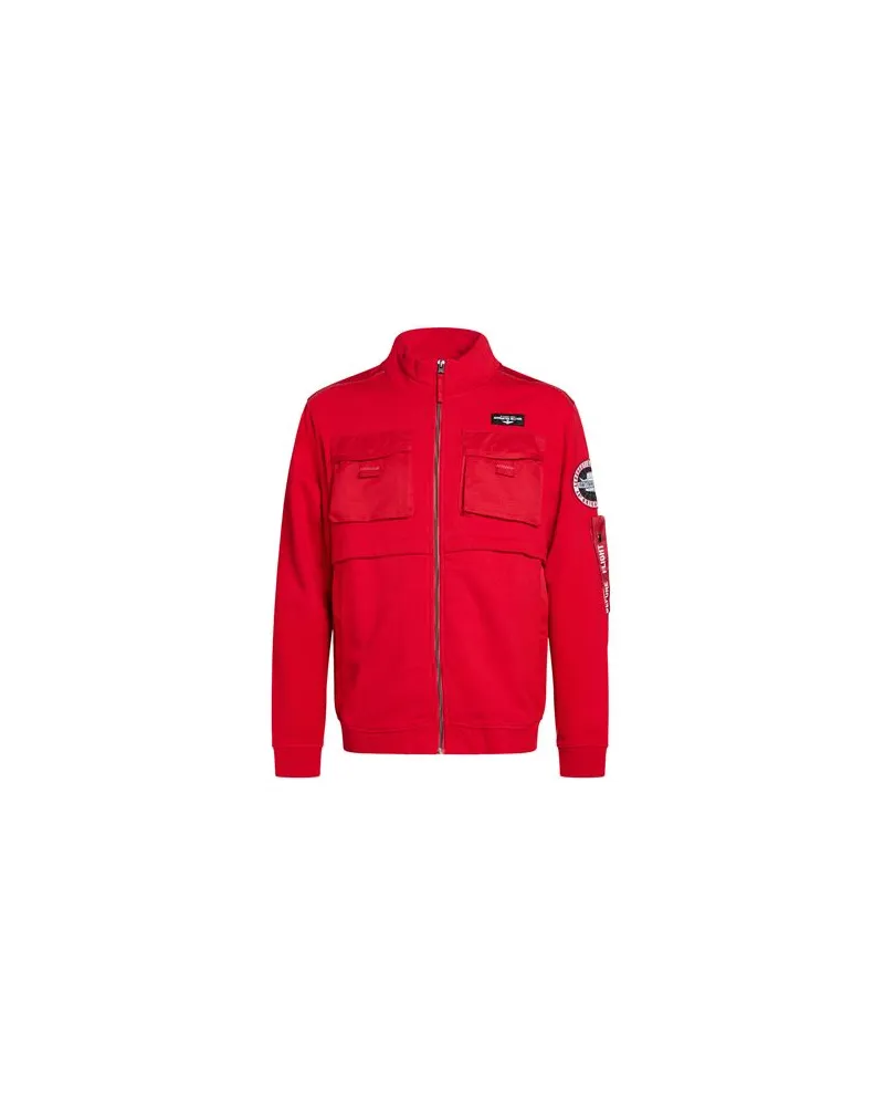 Aeronautica Militare TOPS - Sweatshirtsauf YOOX.COM Tomatenrot