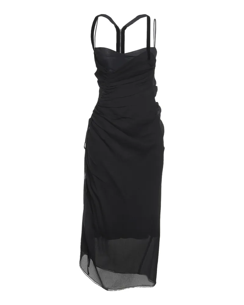 N° 21 Midi-Kleid Schwarz