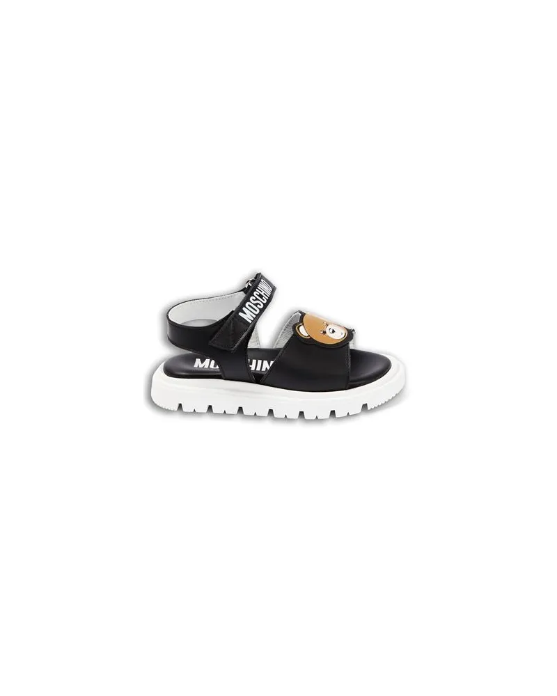 Moschino SCHUHE - Sandalenauf YOOX.COM Schwarz