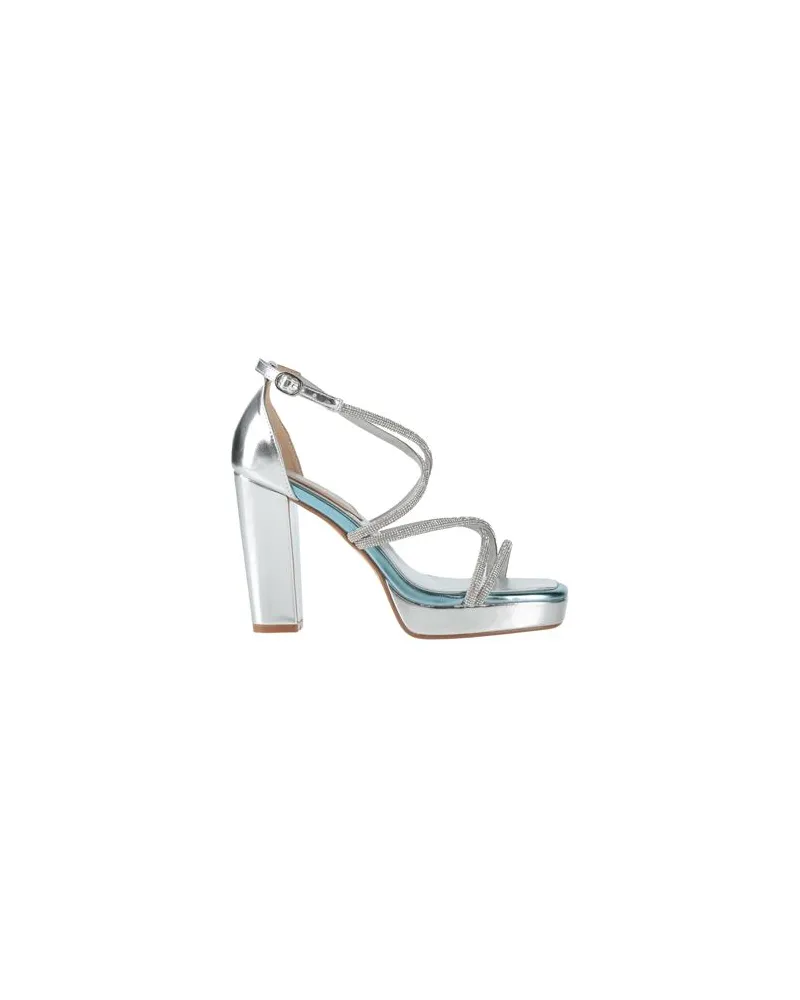 CAFèNOIR  SCHUHE - Sandalenauf YOOX.COM Silber