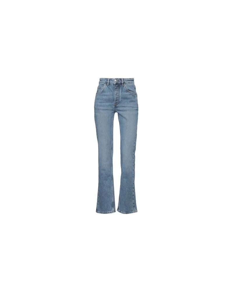 Maje HOSEN & RÖCKE - Jeanshosenauf YOOX.COM Blau