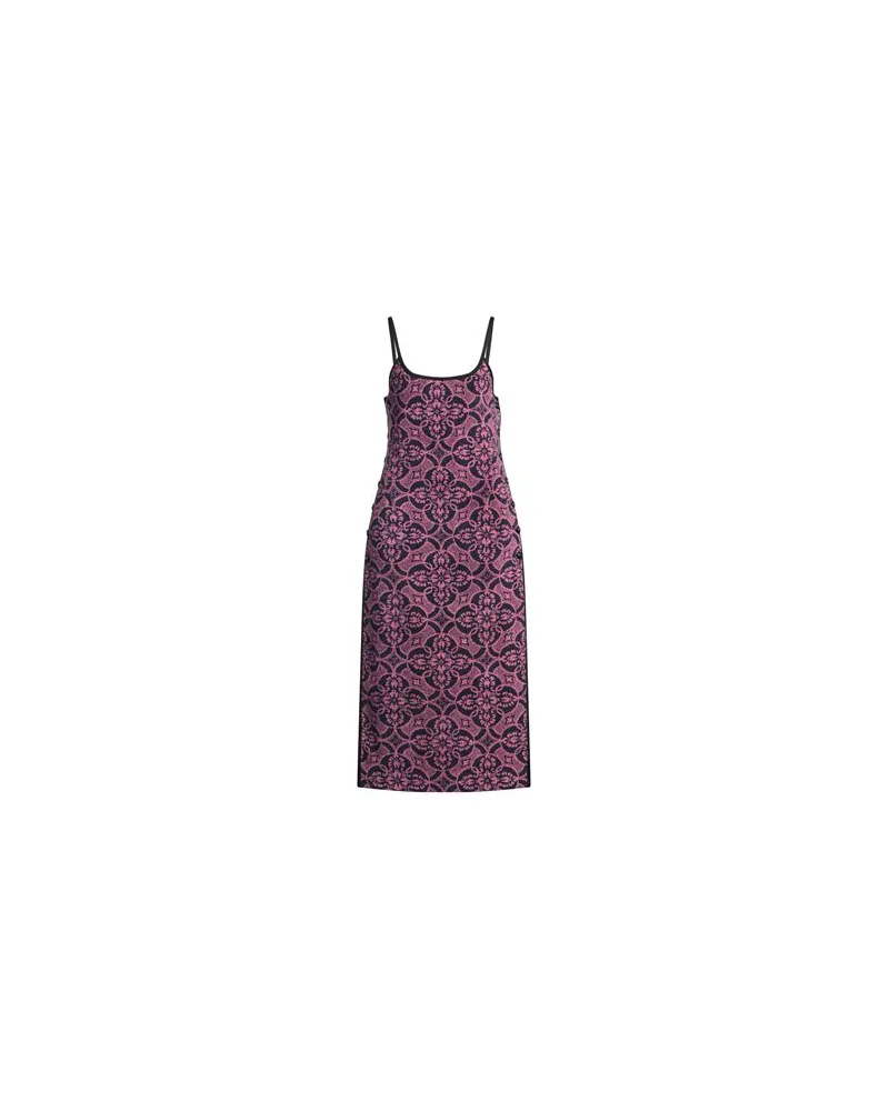 Marine Serre KLEIDER - Midi-Kleiderauf YOOX.COM Fuchsia