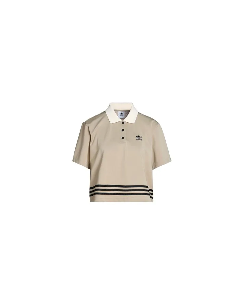 adidas POLO SHIRT - TOPS - Poloshirtsauf YOOX.COM Beige