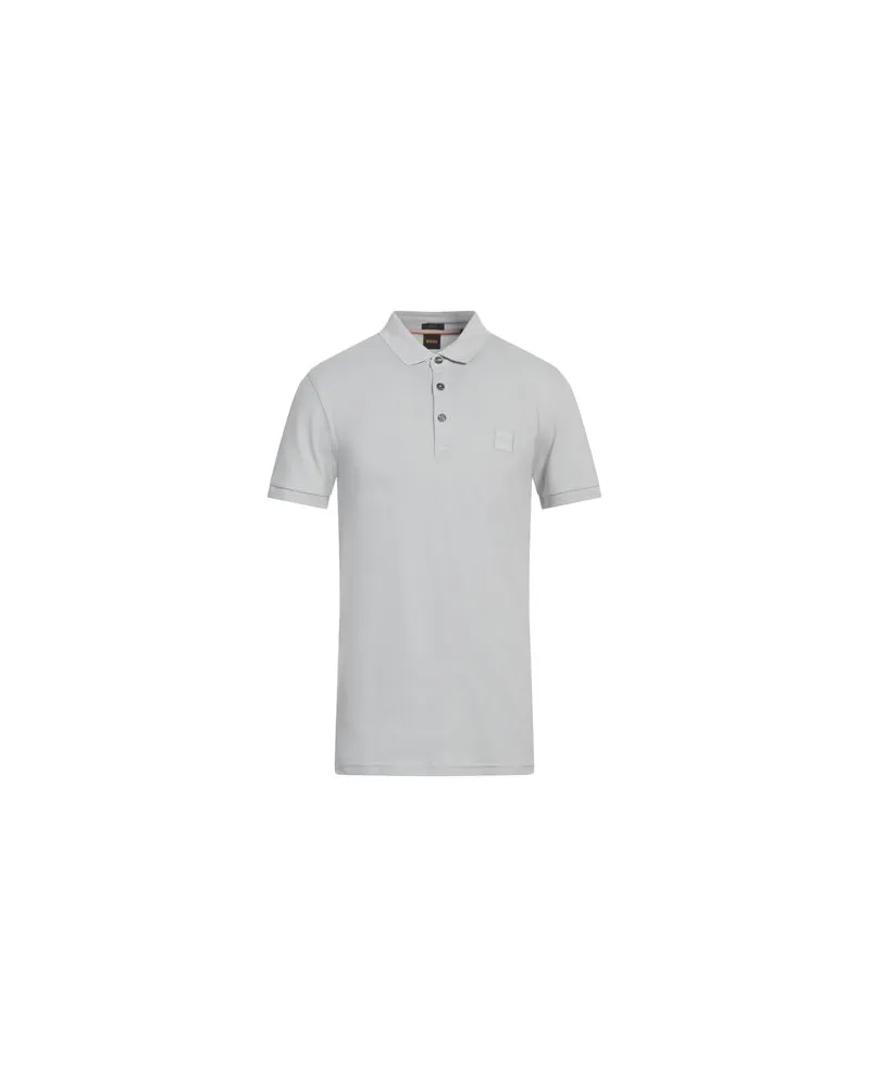 HUGO BOSS TOPS - Poloshirtsauf YOOX.COM Hellgrau