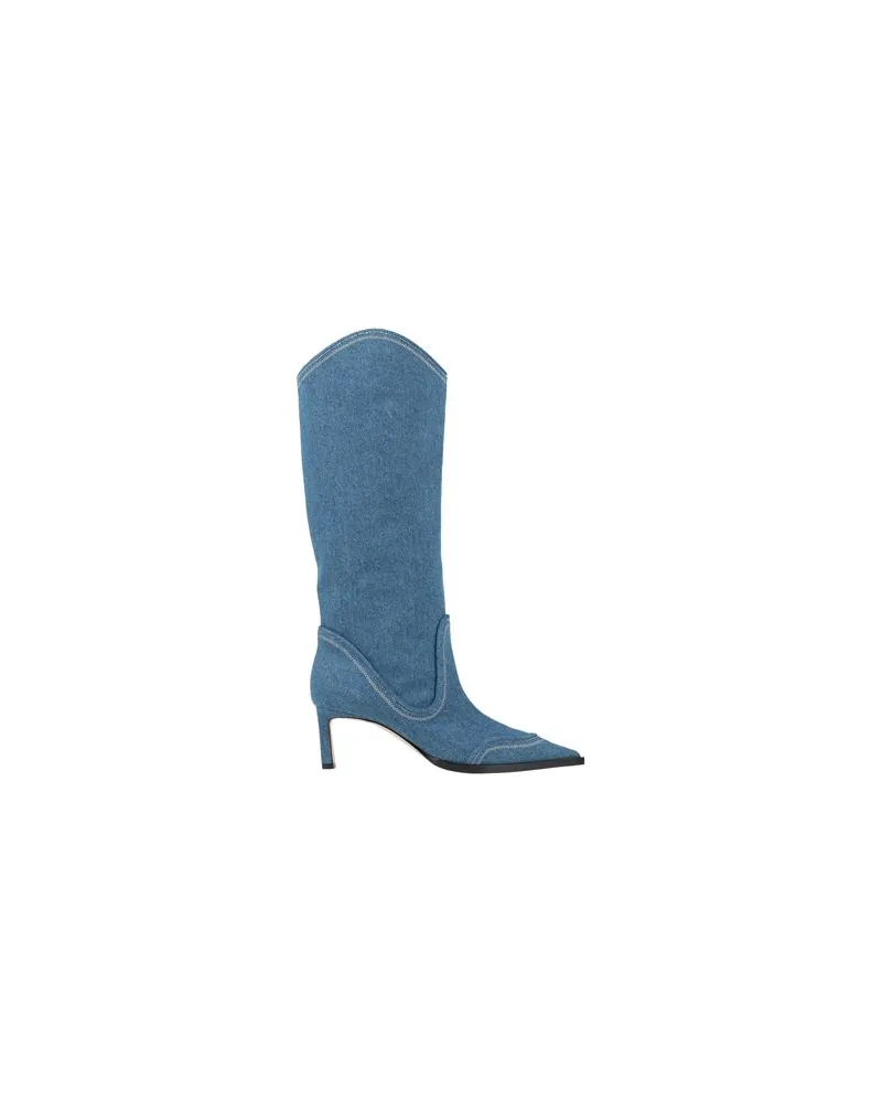Sergio Rossi SCHUHE - Stiefelauf YOOX.COM Blau