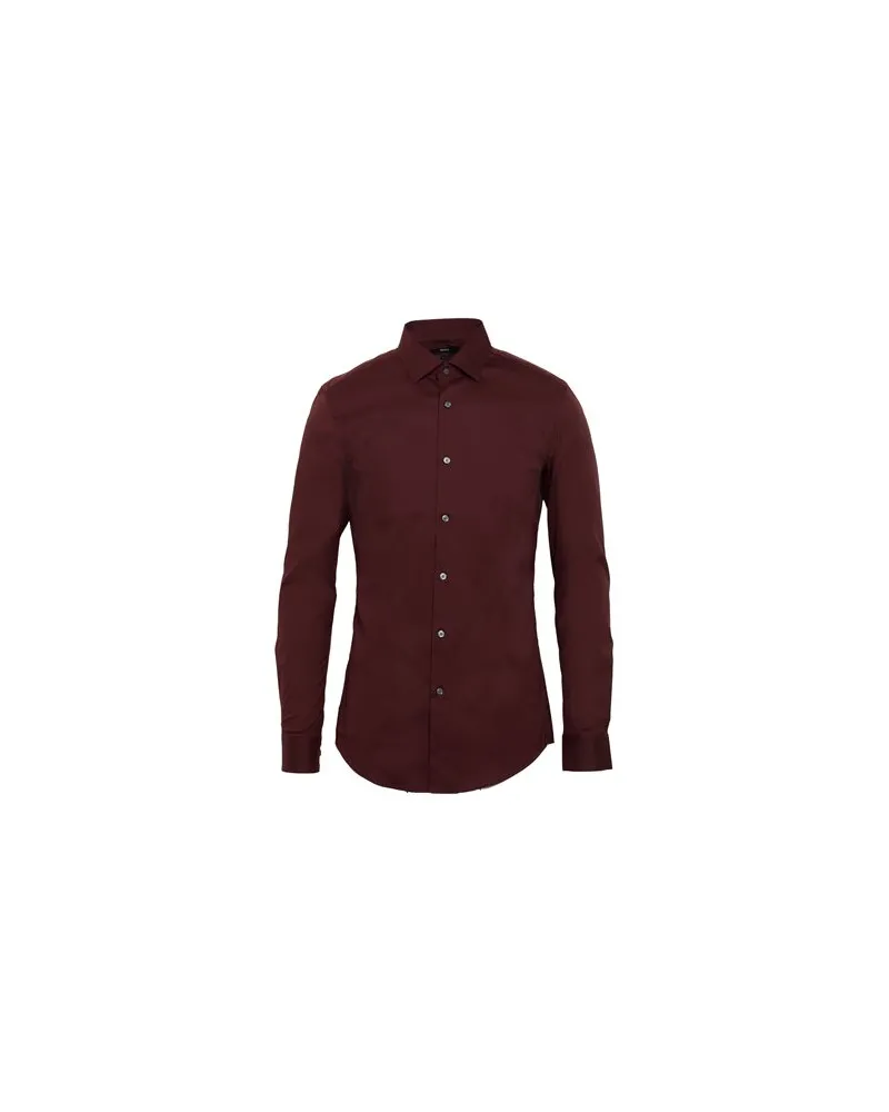 HUGO BOSS TOPS - Hemdenauf YOOX.COM Bordeaux