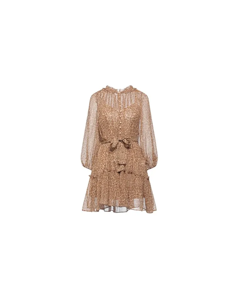 Alessia Zamattio KLEIDER - Mini-Kleiderauf YOOX.COM Beige