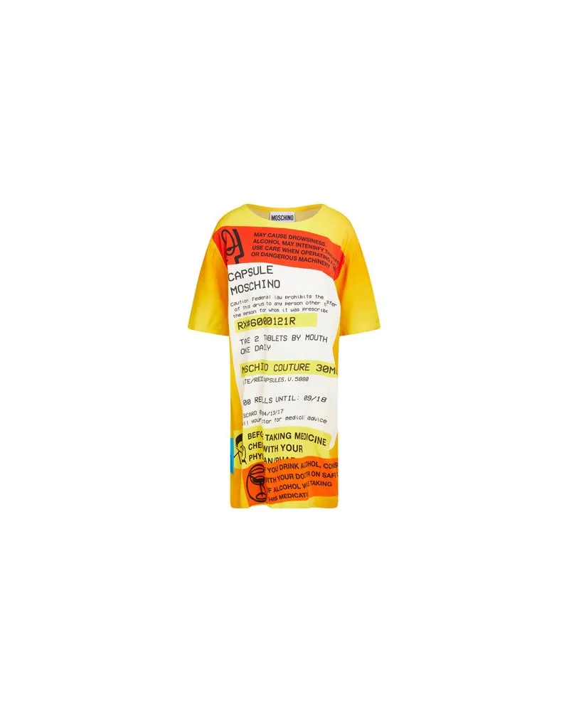 Moschino KLEIDER - Mini-Kleiderauf YOOX.COM Gelb