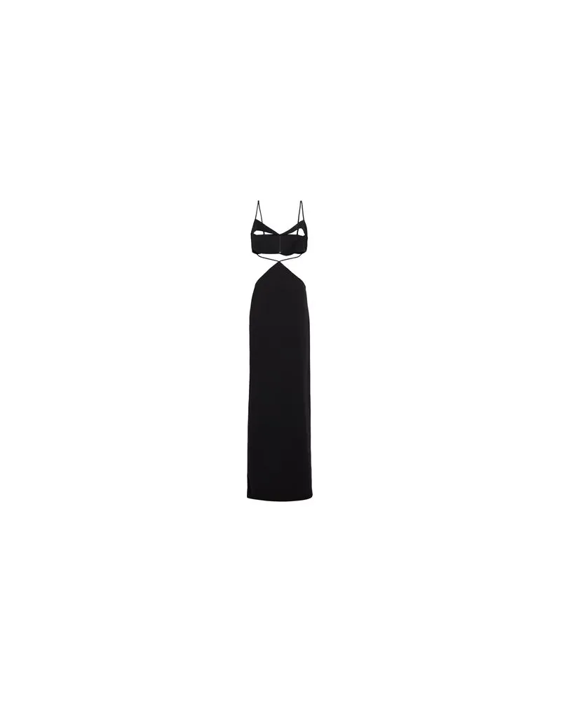 Mônot KLEIDER - Maxi-Kleiderauf YOOX.COM Schwarz