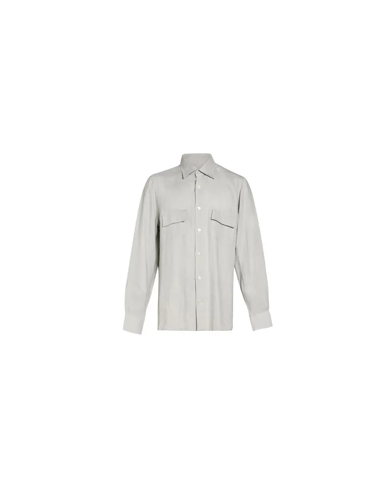Kiton TOPS - Hemdenauf YOOX.COM Hellgrau