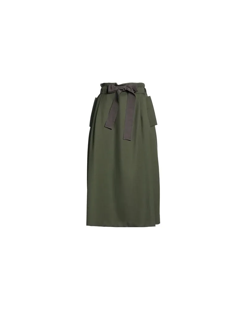 Ballantyne HOSEN & RÖCKE - Midi-Röckeauf YOOX.COM Militärgrün