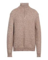 Massimo Alba Rollkragenpullover Sand