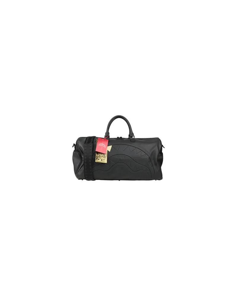 Sprayground BLACKED OUT EMBOSSED GOLD TOOTH DUFFLE - TASCHEN - Rucksäckeauf YOOX.COM Schwarz