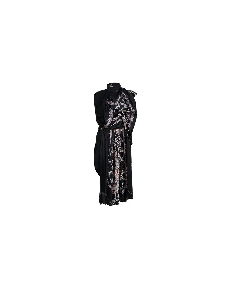 Sacai KLEIDER - Midi-Kleiderauf YOOX.COM Schwarz