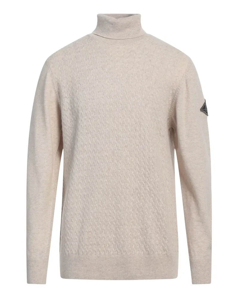 Roy Roger's Rollkragenpullover Beige