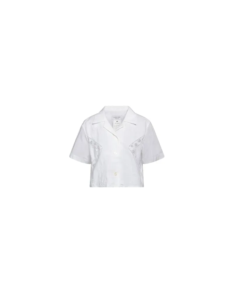 Marine Serre TOPS - Hemdenauf YOOX.COM Weiß