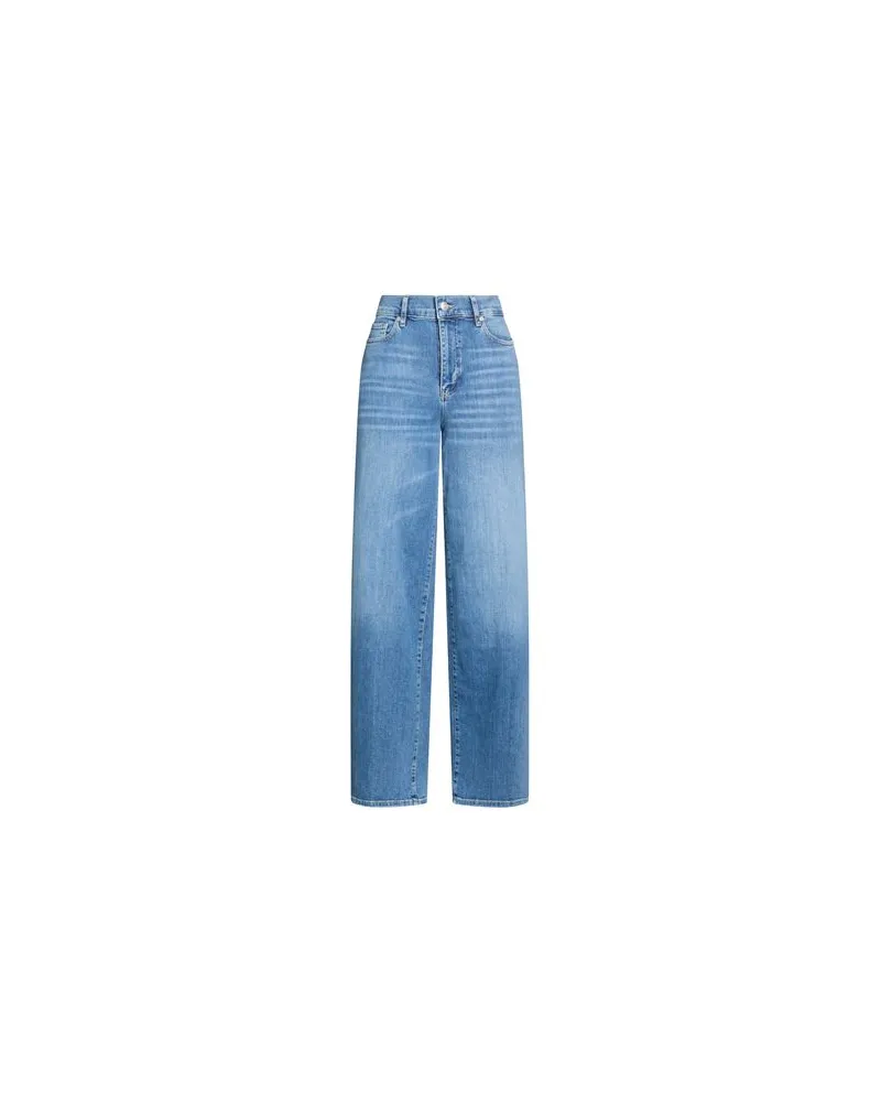 Frame Denim LE SLIM PALAZZO - HOSEN & RÖCKE - Jeanshosenauf YOOX.COM Blau
