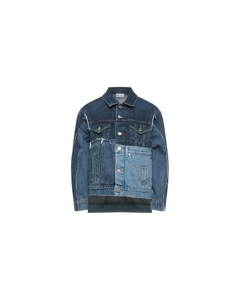 RED Valentino JACKEN & MÄNTEL - Jeansjacken/Mäntelauf YOOX.COM Blau