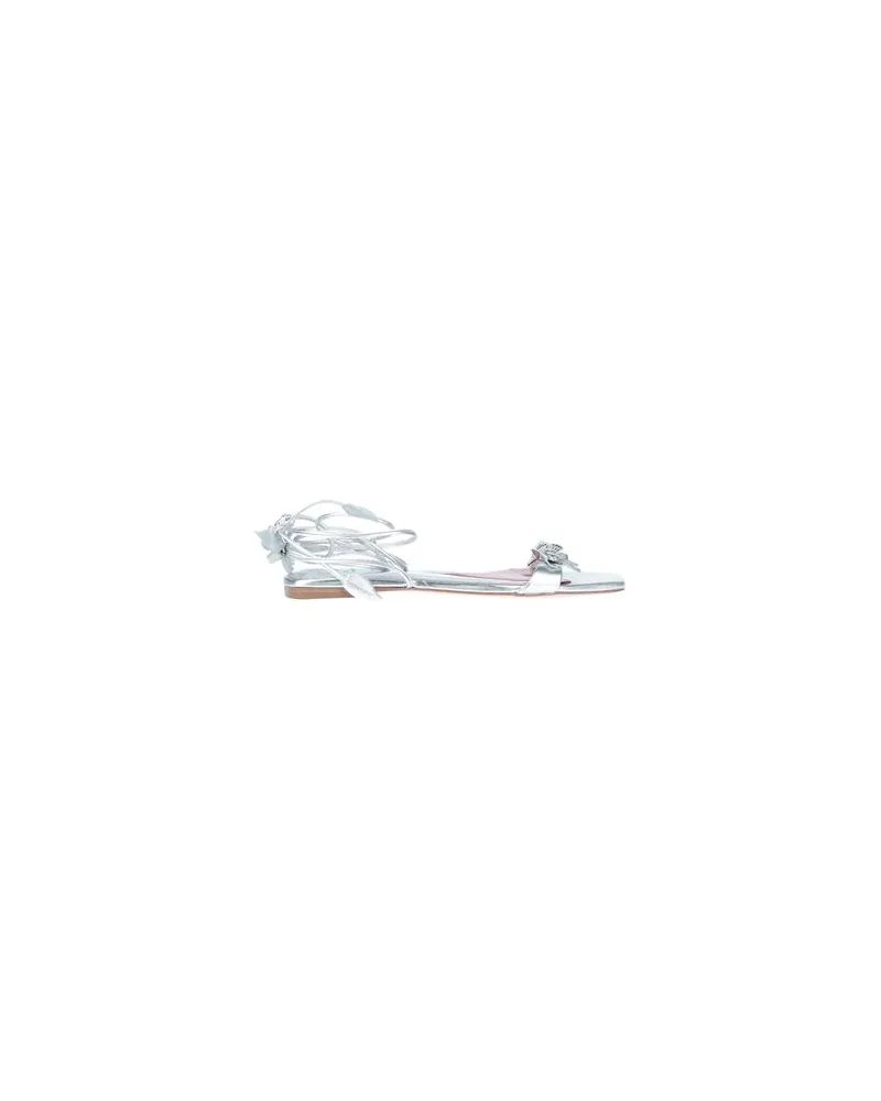 Roger Vivier SCHUHE - Sandalenauf YOOX.COM Silber